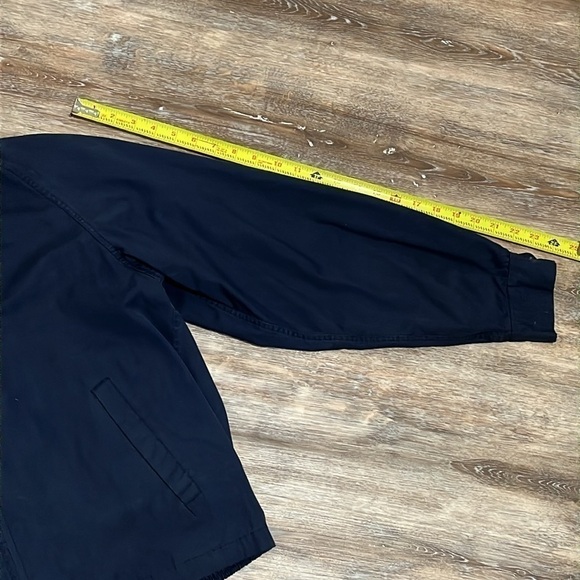 London Fog Navy Blue Men's Jacket Size 40 Reg Lightweight Windbreaker - Picture 8 of 10